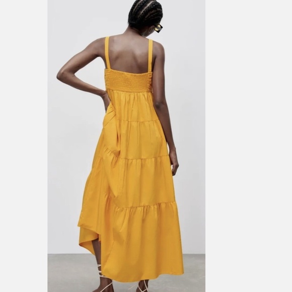 Zara orange maxi dress - Picture 6 of 8